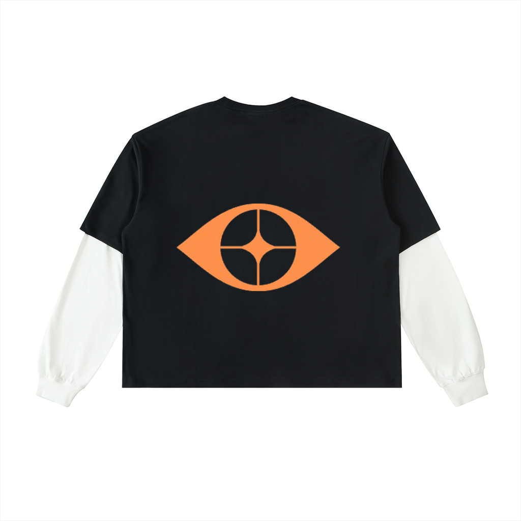 2TIRED Tall Font Layered Long Sleeve