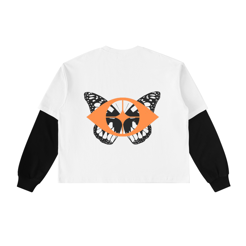 2TIRED Tall Font Layered Long Sleeve