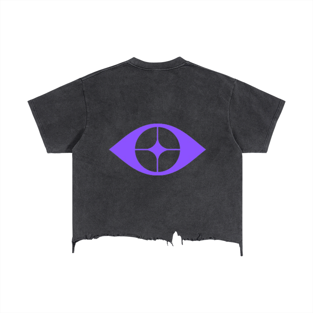 2TIRED Distressed-Hem t-shirt
