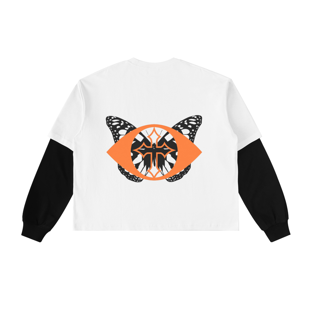 2TIRED Tall Font Layered Long Sleeve