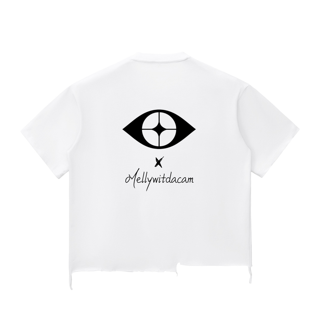 2TIRED X Mellywitdacam Frayed-Hem t-shirt