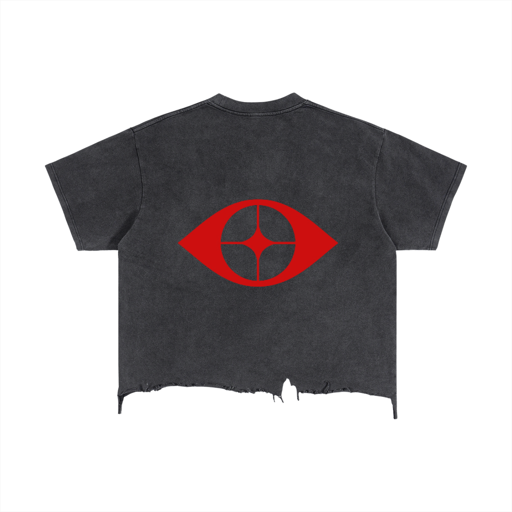 2TIRED Distressed-Hem t-shirt