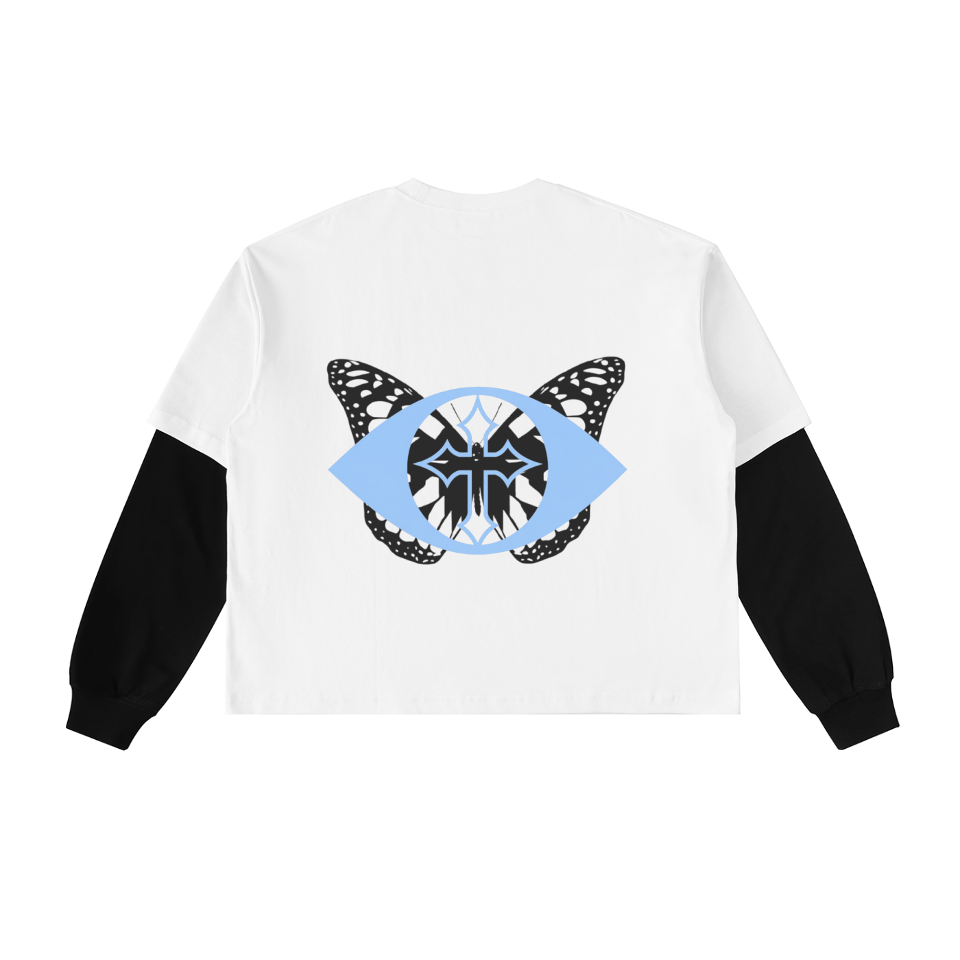 2TIRED Tall Font Layered Long Sleeve