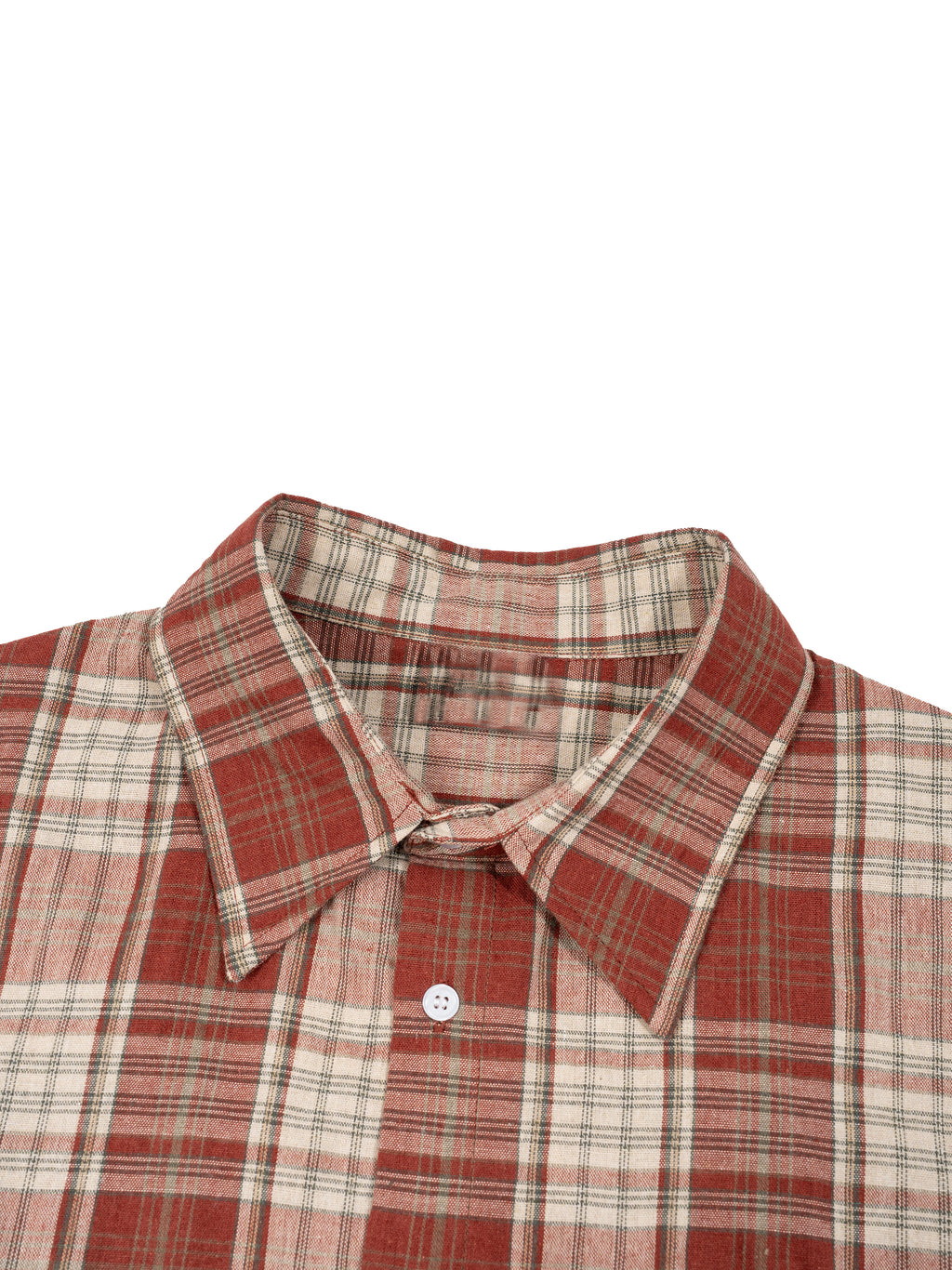 2TIRED Plaid Boxy Short Sleeve Shirt